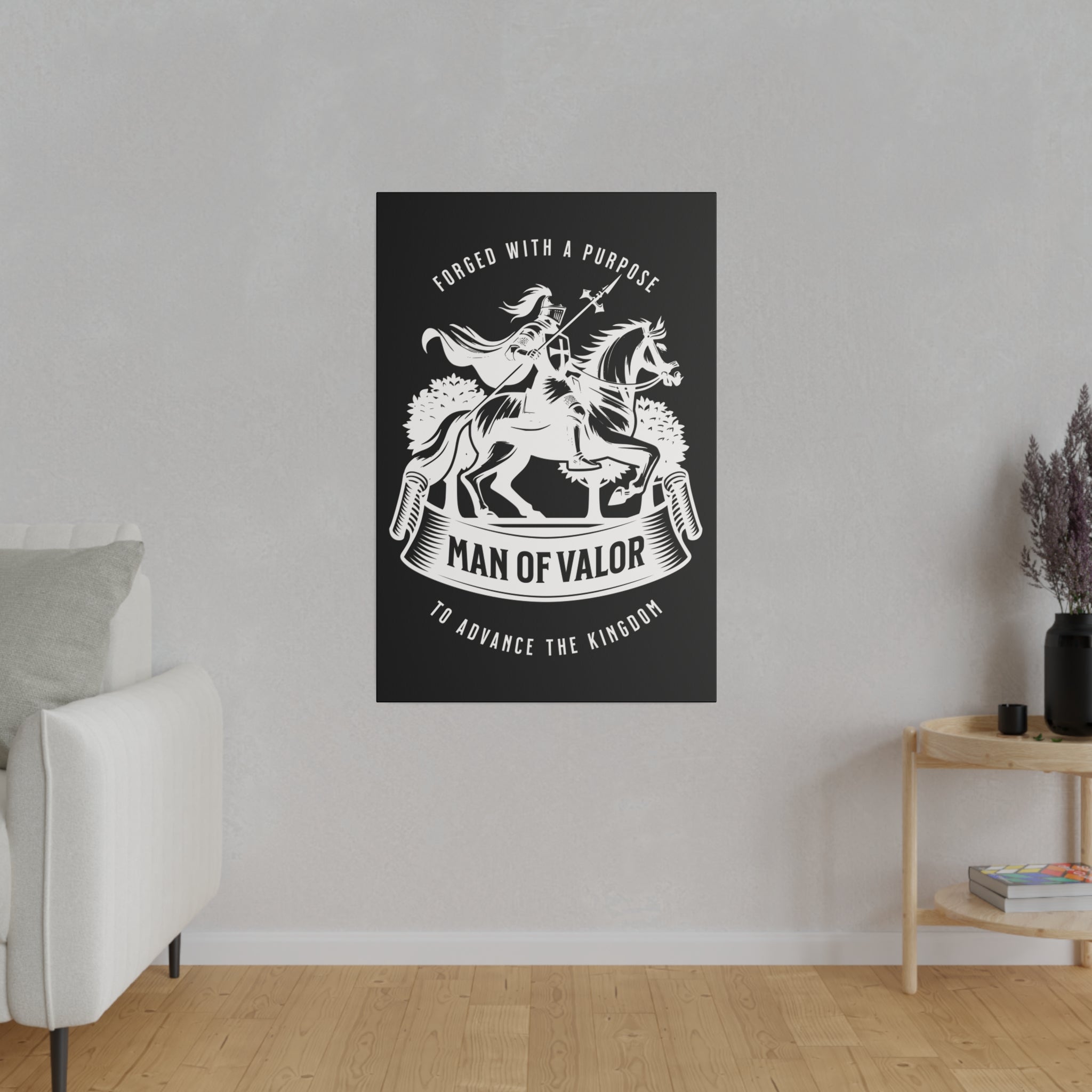 Man of Valor Canvas Wall Art