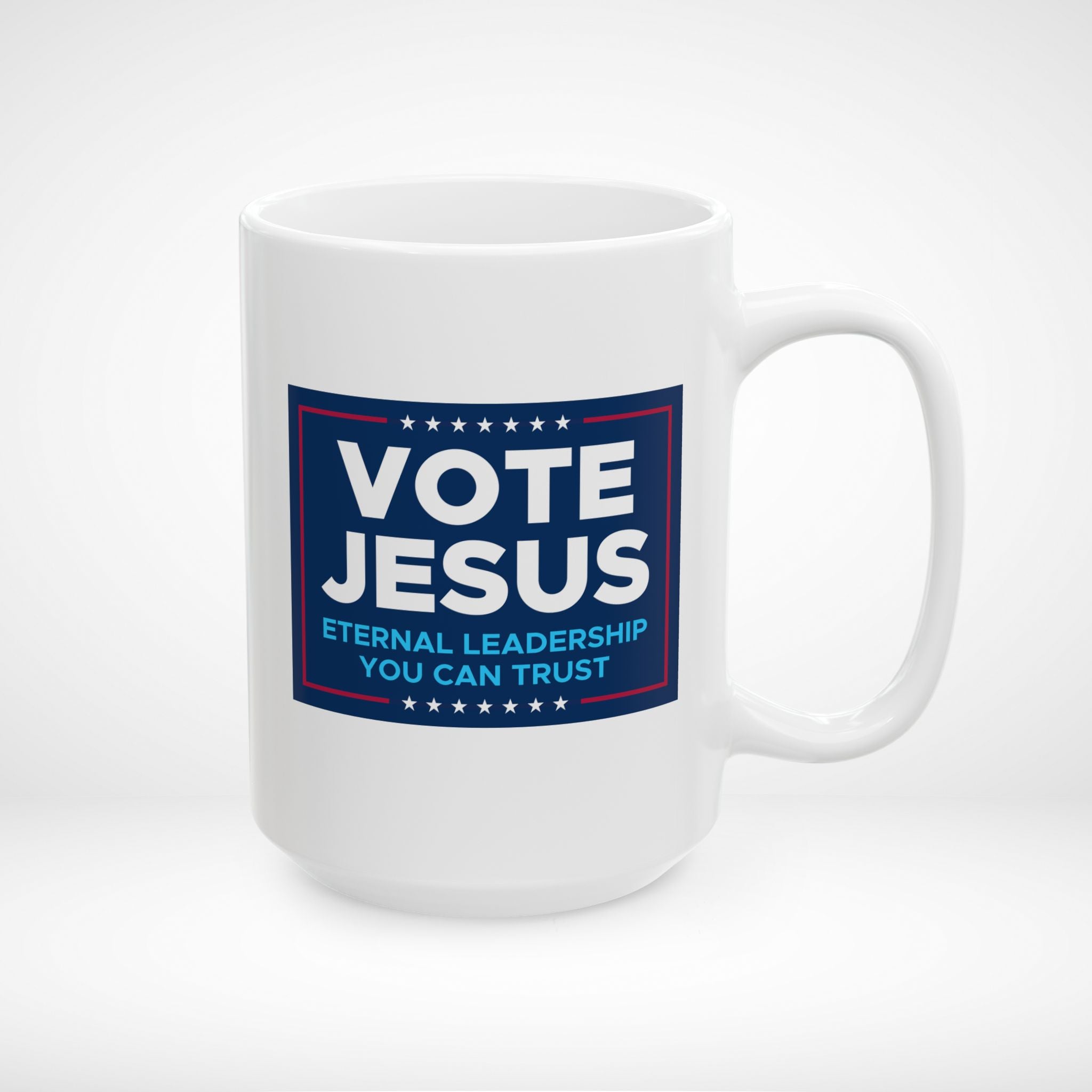 Vote Jesus Ceramic Mug