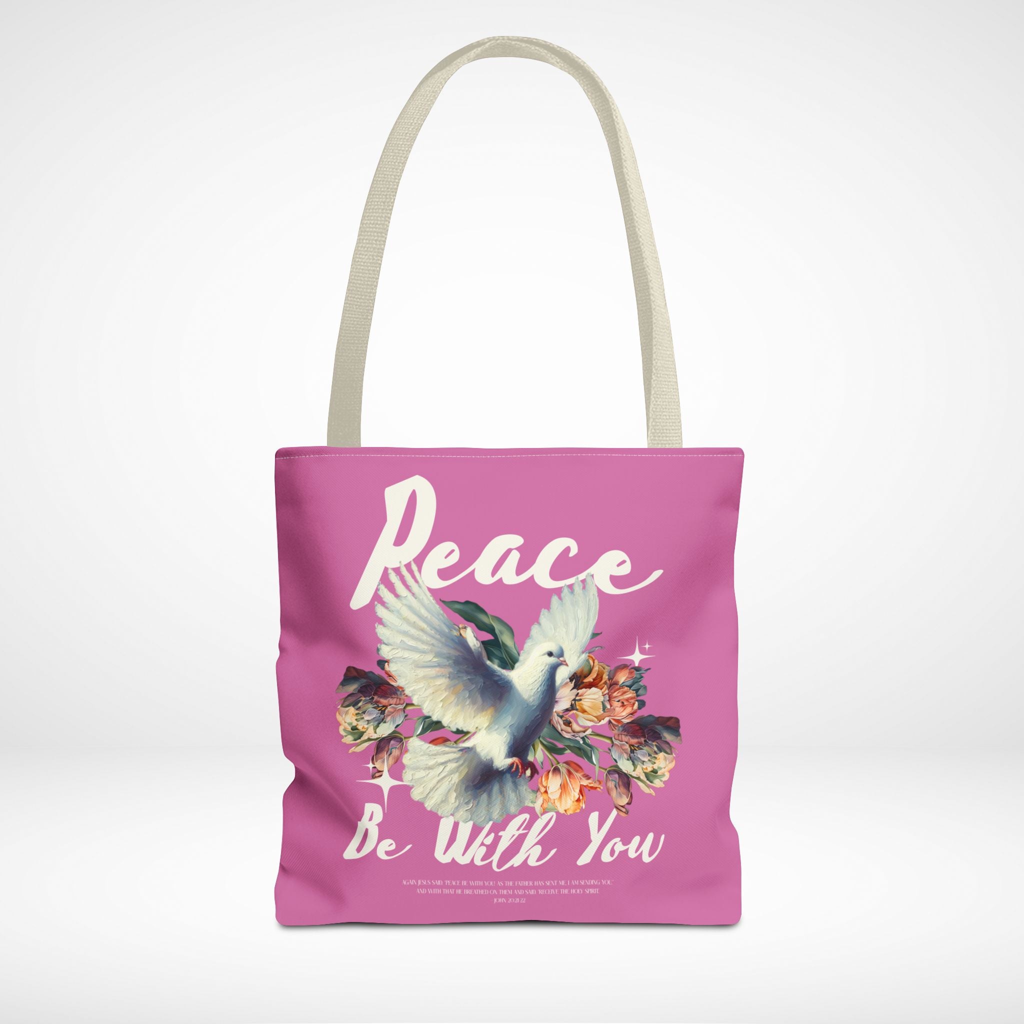 Peace Be With You Tote Bag