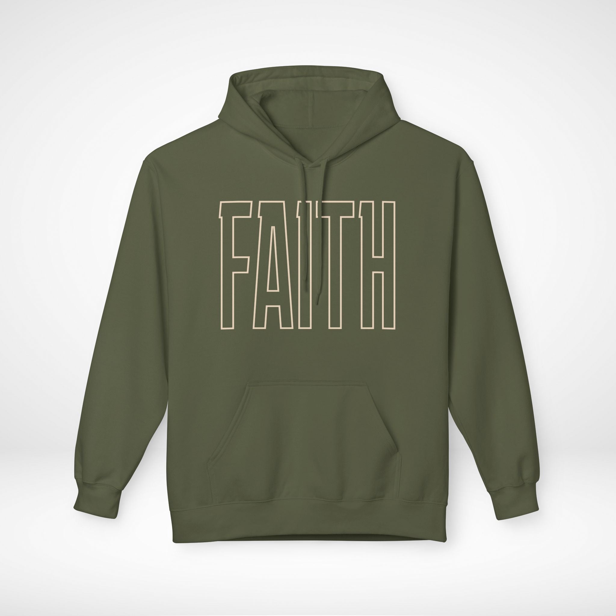 Faith Moves Mountains Fleece Hoodie