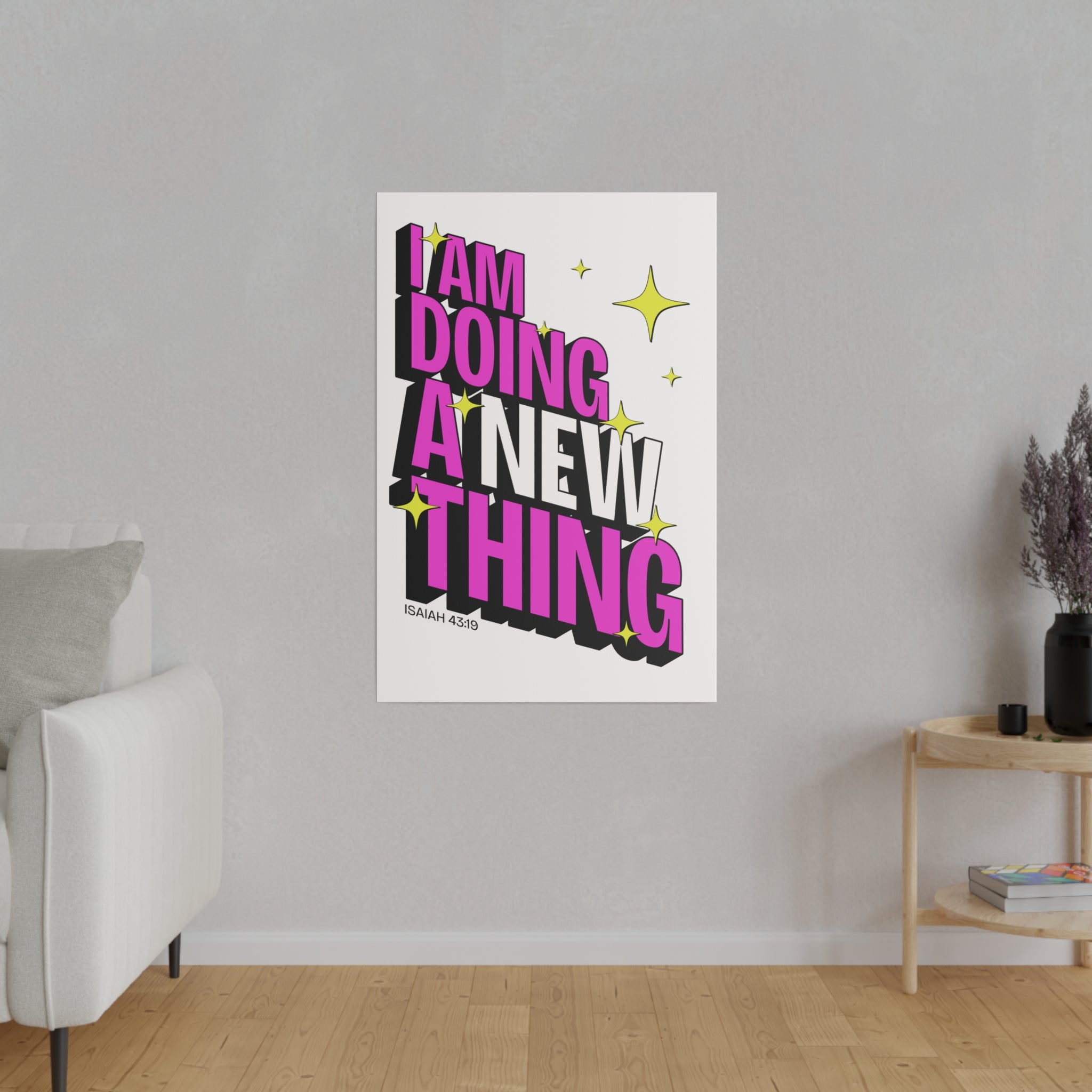 A New Thing Canvas Wall Art