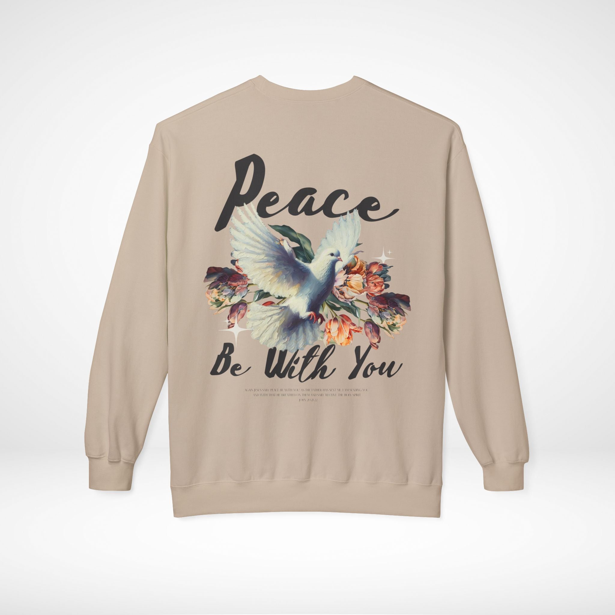 Peace Be With You Fleece Sweatshirt