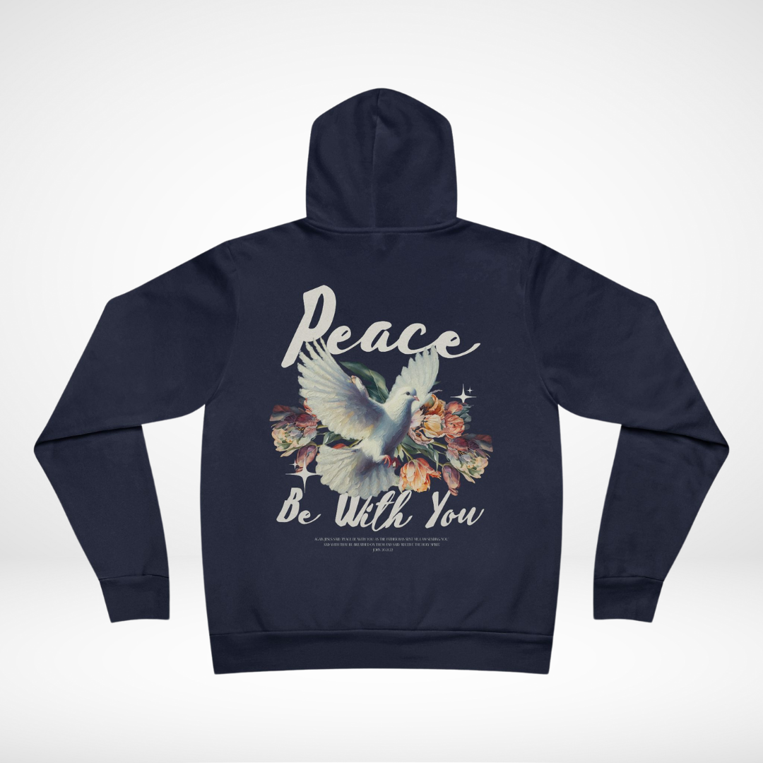 Peace Be With You Fleece Hoodie