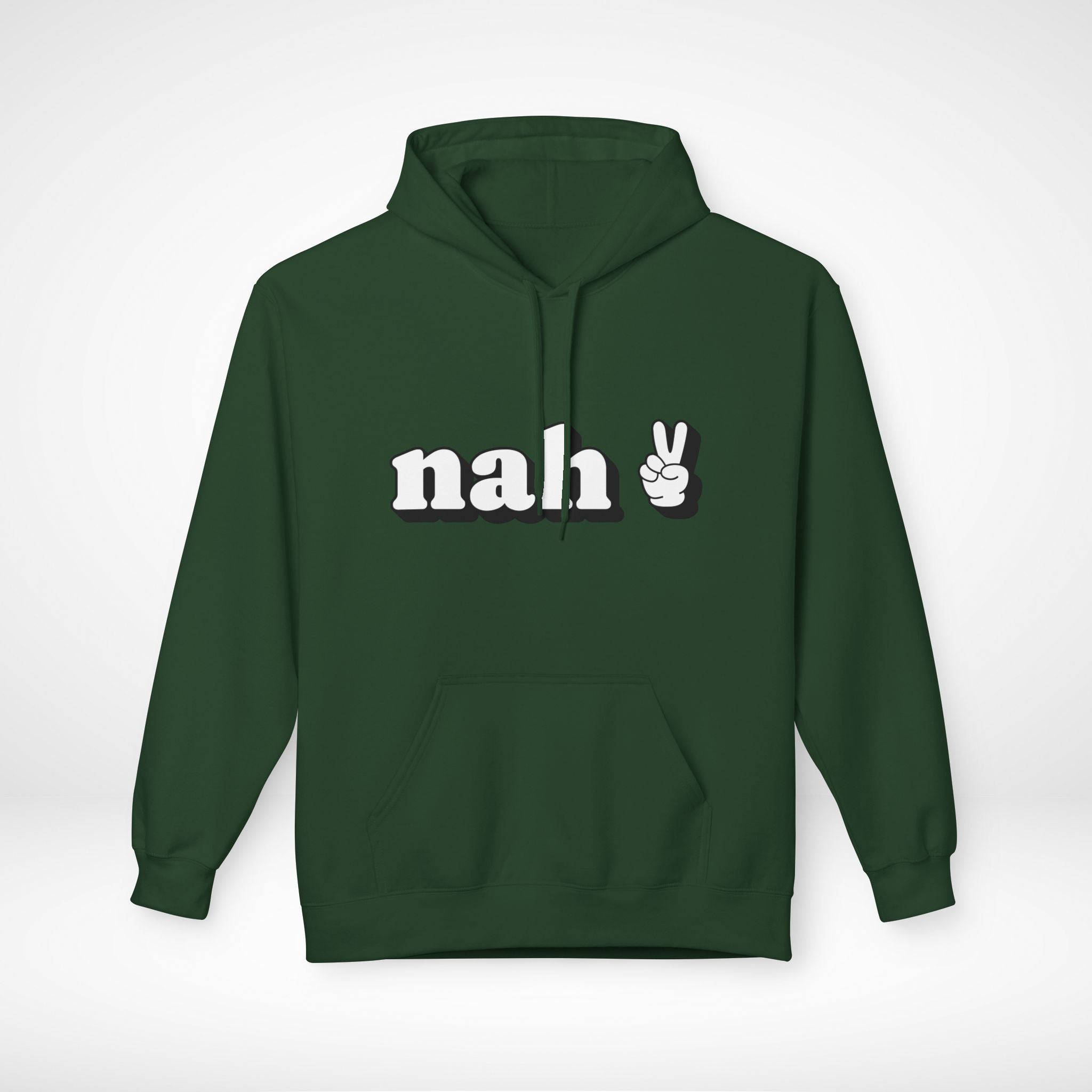 Not Today Fleece Hoodie - Eagles Colors