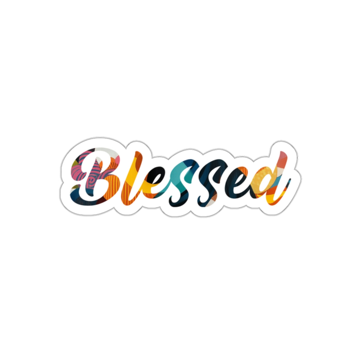 Blessed 2 Kiss-Cut Stickers