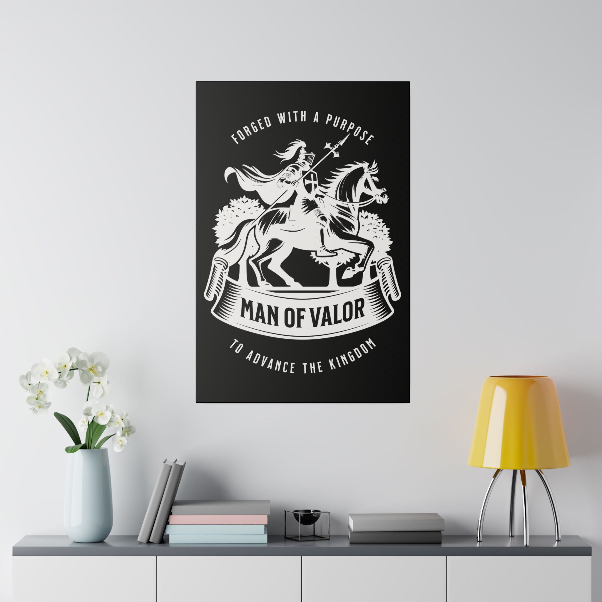 Man of Valor Canvas Wall Art