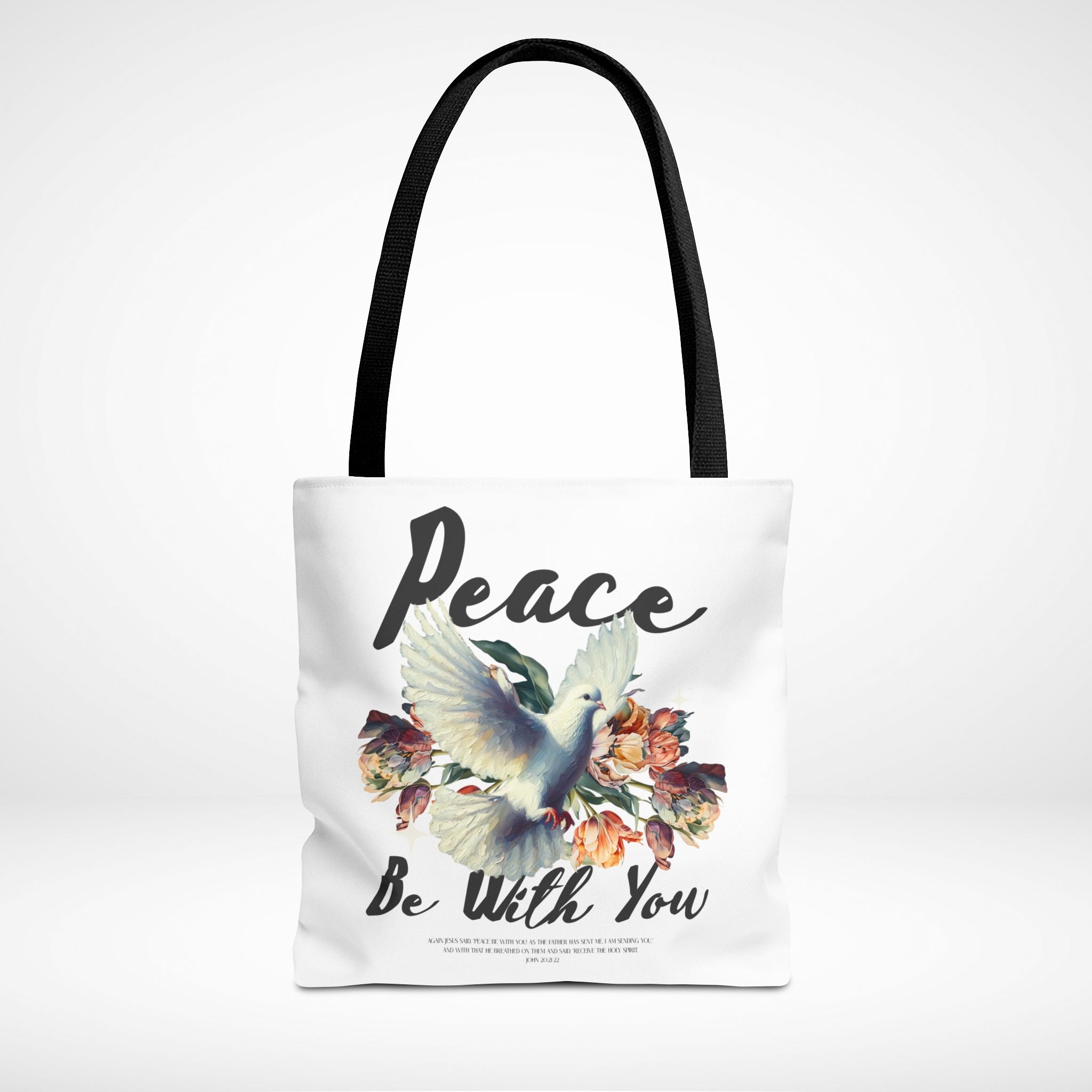 Peace Be With You Tote Bag